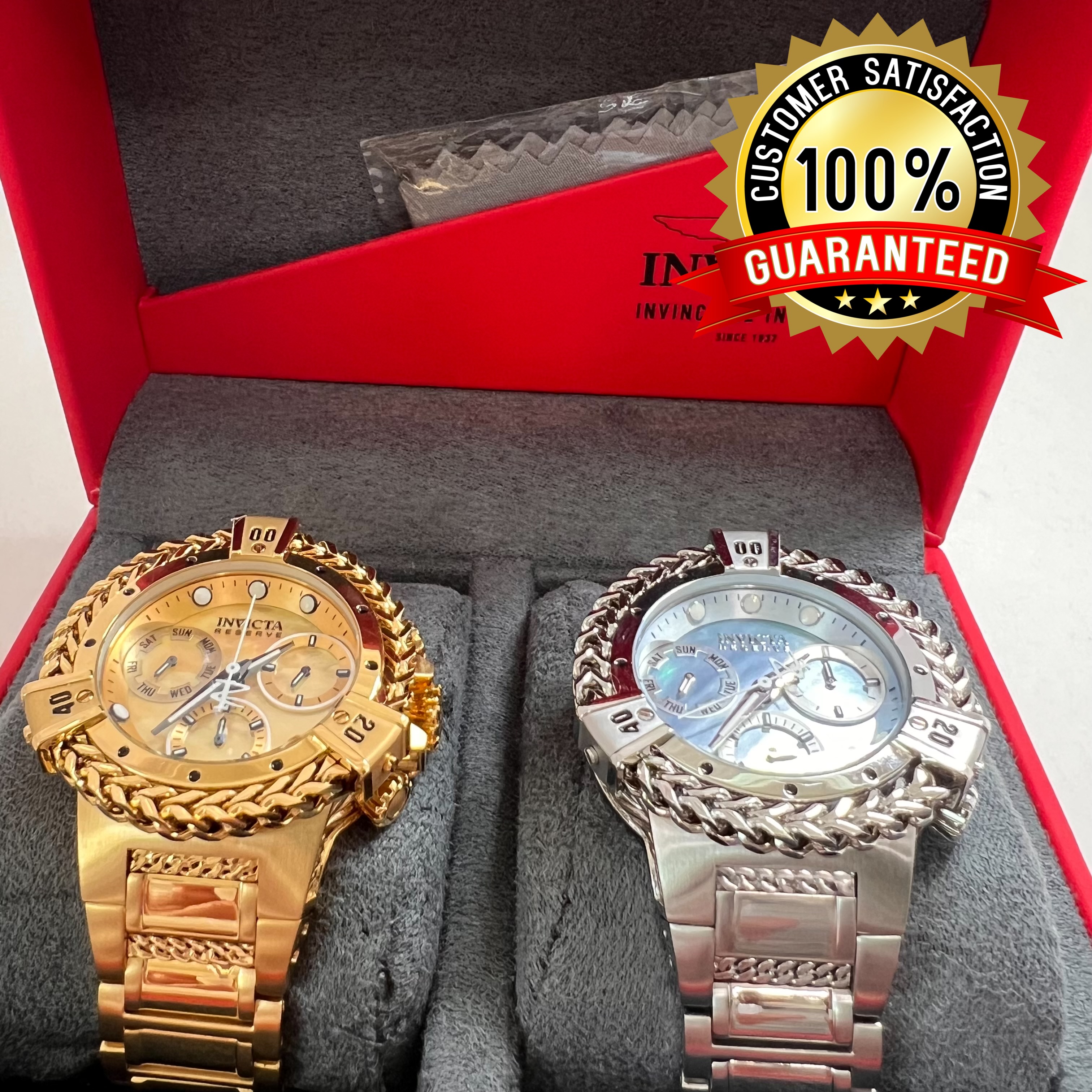 Invicta Reserve Herc Women's Watch 43mm, Mother-of-Pearl Oyster Dial, Stainless - Photo 6